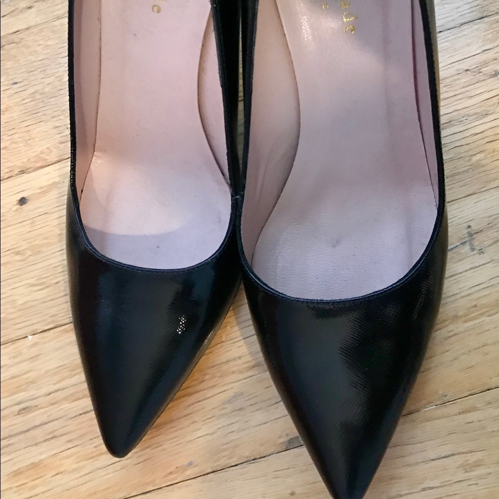 Kate Spade Black Wedge Heels